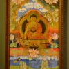 Stages of Enlightenment (Fabric on illustration board, watercolor)